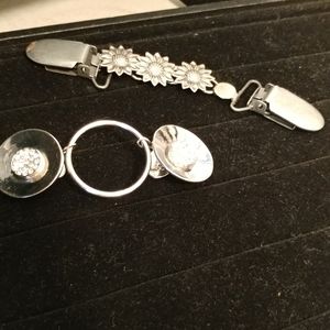 Vintage sweater or dress clips